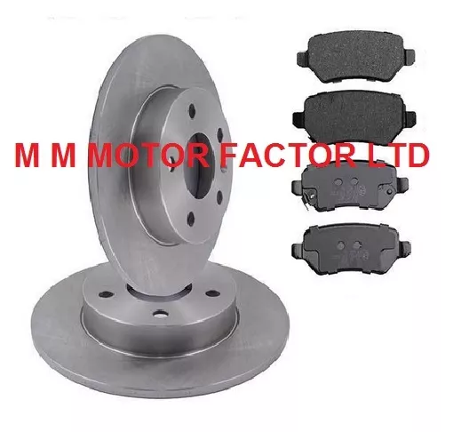 FOR Vauxhall Astra Mk5 H (2004-) ALL MODELS REAR SOLID BRAKE DISCS AND PADS SET