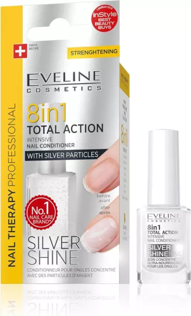 EVELINE Nail Therapy Total Action 8 En 1 Après-Shampoing Avec Particules D'Argen 2