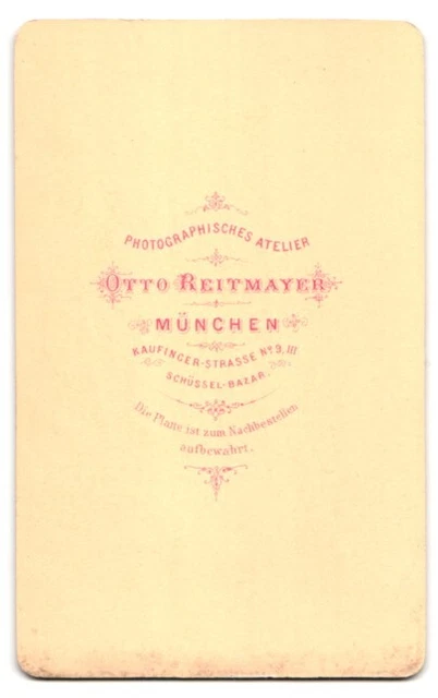 Fotografie Otto Reitmayer, München, Kaufingerstr. 9, Portrait schönes Mädchen m 2