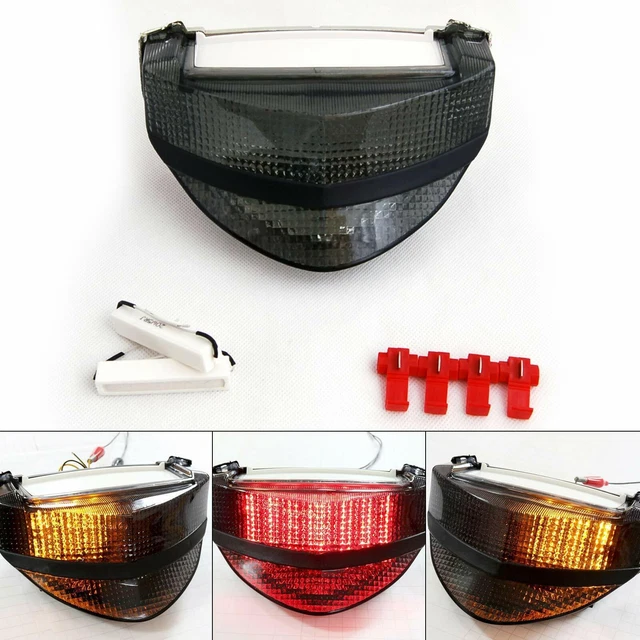 Smoke LED Taillight + Turn Signals For Honda CBR929RR 2000-2001 Y3