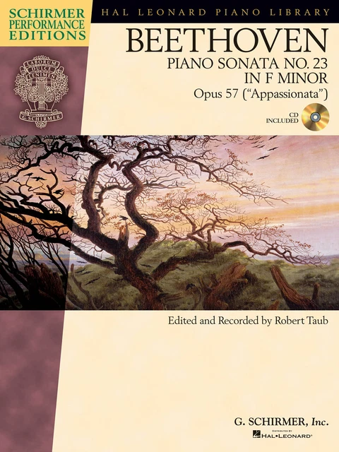 Beethoven Sonata No 23 in F minor Opus 57 Appassionata Piano G Schirmer Book CD