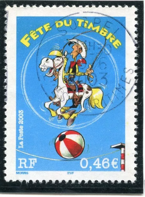 TIMBRE FRANCE OBLITERE N° 3546 LUCKY LUKE / Photo non contractuelle