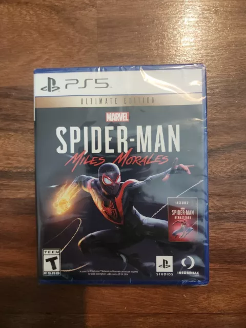Spider Man Miles Morales Ultimate Edition Playstation 5 Ps5 New Sealed
