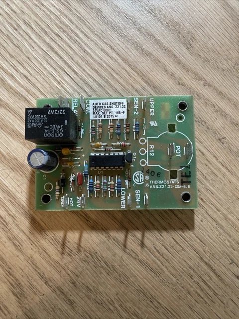Auto Gas Shutoff thermostat Control Board Devices ANS-Z21.23 24 VAC 60Hz L8104