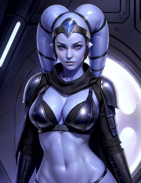 "Twi'lek 6" 8.5" x 11" Fine Art Print Limited to Only 20 Hand-Numbered Copies