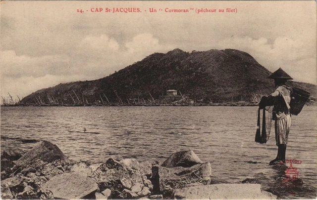 CPA AK VIETNAM CAP-SAINT-JACQUES A Cormorant - Pecheur INDOCHINA (1222662)