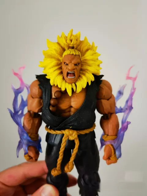 New Storm Toys Street Fighter V Lion Akuma Yellow SDCC 1/12 Male Figure Official