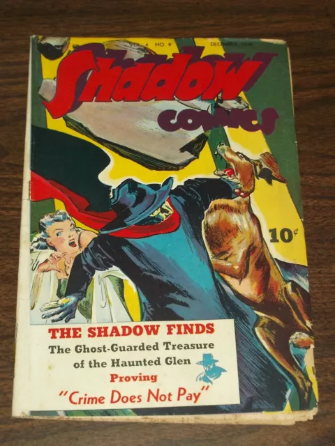 Shadow Comics Vol 4 #9 Vg (4.0) Street & Smith December 1944