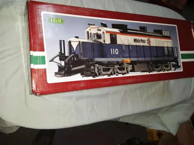 LGB 2055 White Pass Alco Diesel Locomotive #110 w/ Box