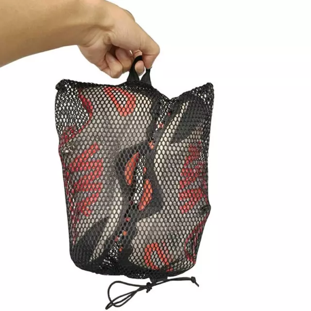 fr Drawstring Mesh Storage Bag Travel Bag Multi Purpose Laundry Bag for Wet Clot