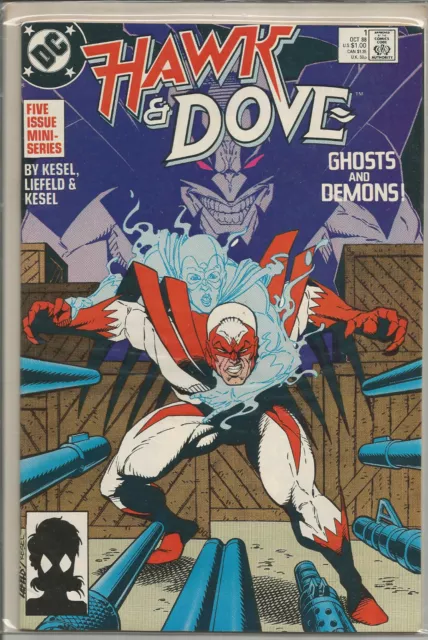 HAWK & DOVE #1 (1988, DC, 5-Issue Mini-Series) NM-M New/Old Stock FREE Shipping!