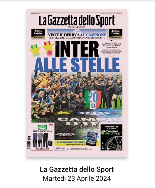 Journal Sportif Vintage - Gazette Dello Sport Du 3 Mars 1999, Baggio-Inzaghi, Bordeaux-Parma