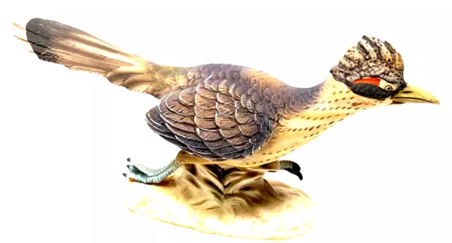Vintage Lefton China Roadrunner Road Runner Ceramic bird Figurine KW3209 9 Long