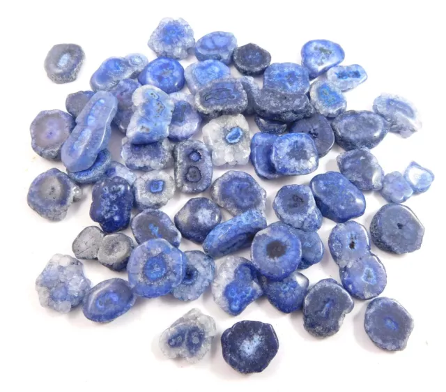 154 Gram Natural Blue Solar Agate Wholesale Lot 58 Pieces Gemstone