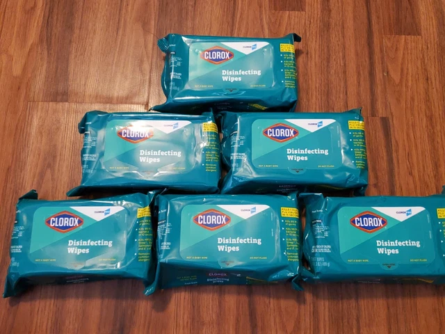 Lot of 6 Packs Clorox Fresh Scent Disinfecting Wipes 420 WIpes Total