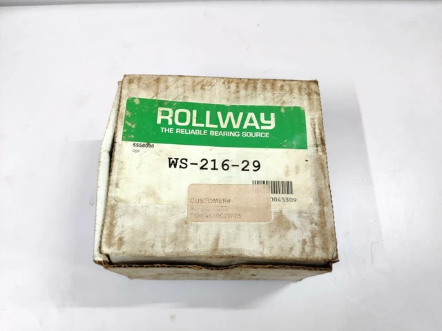 Rollway WS-216-29 Rouleau Assemblage