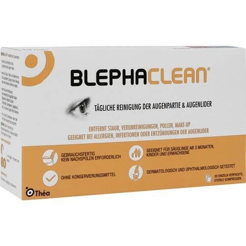 BLEPHACLEAN Kompressen sterile, 20 St PZN 03658390