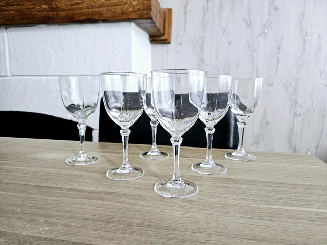 6 verres à vin rouge cristal d'Arques Luminarc modèle OCTIME BLACK