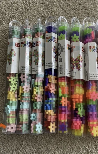 LOT OF 7 Target Mini Hashtag 72 count ea Building Blocks Assorted ...