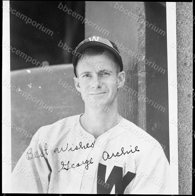 George Archie Washington Senators Medium Frame Negative - Jim Rowe Archive U934