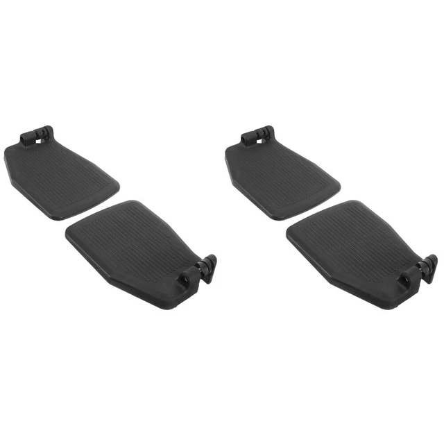 2 Pairs Rollstuhl Fußstütze Zubehör Für Rollstühle Beinauflage Ältere