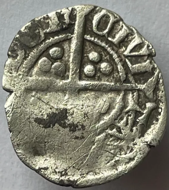 1377 - 99 Richard II (2nd) Hammered Silver Halfpenny London Mint 2