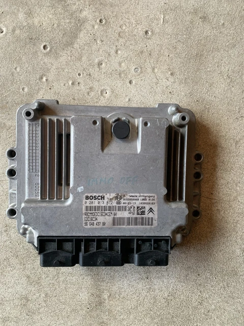 Calculateur Moteur Peugeot Citroën HDI - Réf. 0281010345 / 9648608680 - Occasion à Reprogrammer