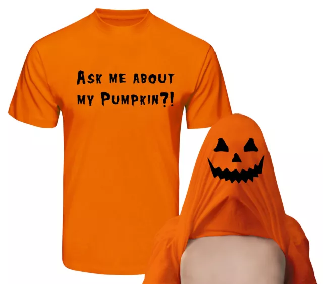 T-Shirt Kids Ask Me About My Pumpkin Spaß Halloween T-Shirt Kleidung als Maske Geschenk