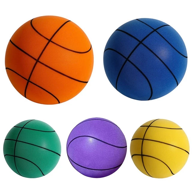 Large Silent Basketball Bounces Higher Perfect for Hand Eye Coordination