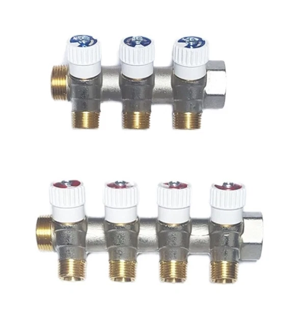 Collettore Lineare In Ottone Per Riscaldamento 3 Vie ICMA - Foto 8