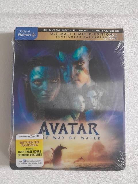 AVATAR THE WAY of water (4k Ultra + Blu-Ray +Digital) Walmart Exclusive