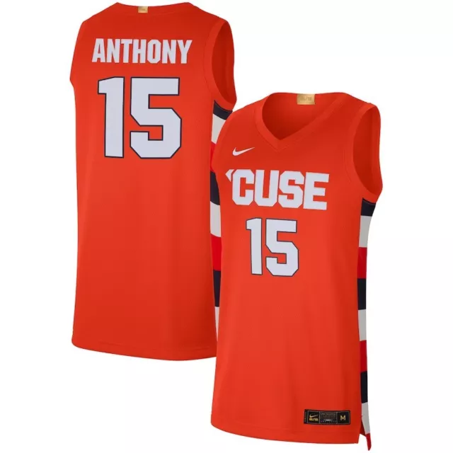 Mens Nike Elite Syracuse Orange Carmelo Anthony Basketball Jersey Sz XL AJ Knick