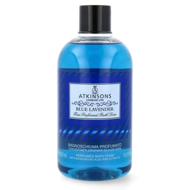 Atkinsons 1799 Bleu Lavande Bain Moussant Parfumé 500ml