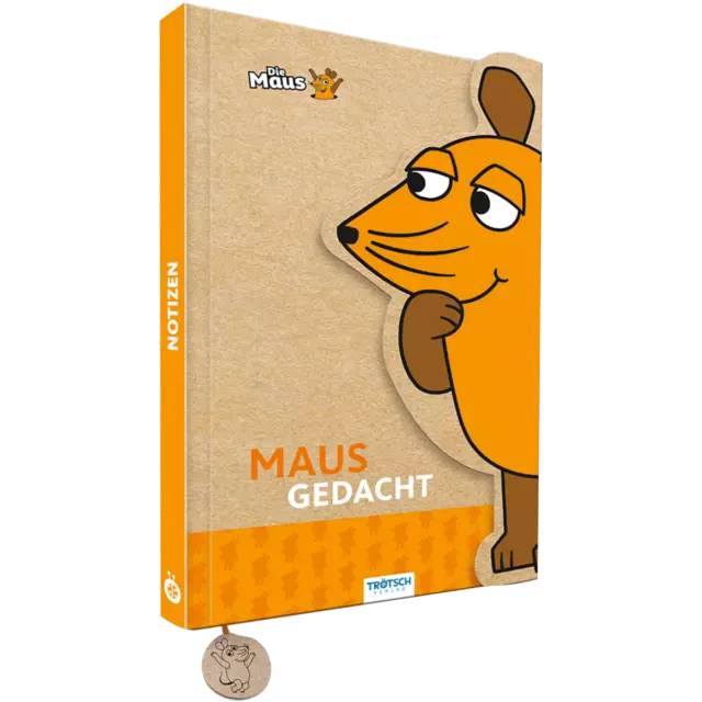 Trötsch Die Maus Notizbuch mit Klappe Maus Trötsch Verlag GmbH & Co.KG