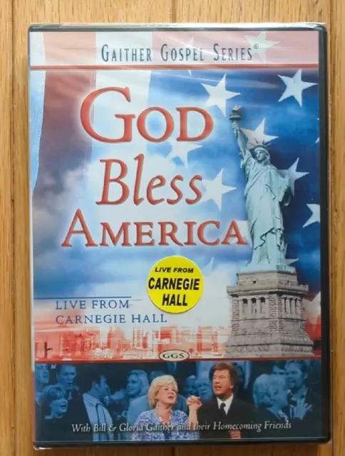 Gaither Gospel Series God Bless America Live From Carnegie Hall Dvd Brand New Picclick
