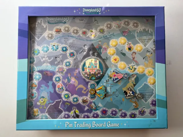 Disneyland 60th Anniversary Diamond Celebration Disney Pin Trading Board Game