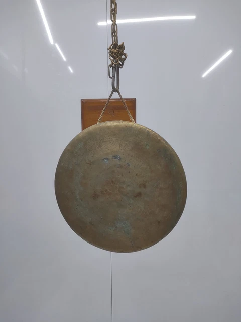 Nautical theme Old Brass Maritime Saracom Ship's Gong Bell with beater - Korea