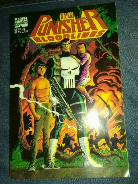 Punisher Bloodlines Marvel Graphic Novel TPB Prestige Format Comic War Journal