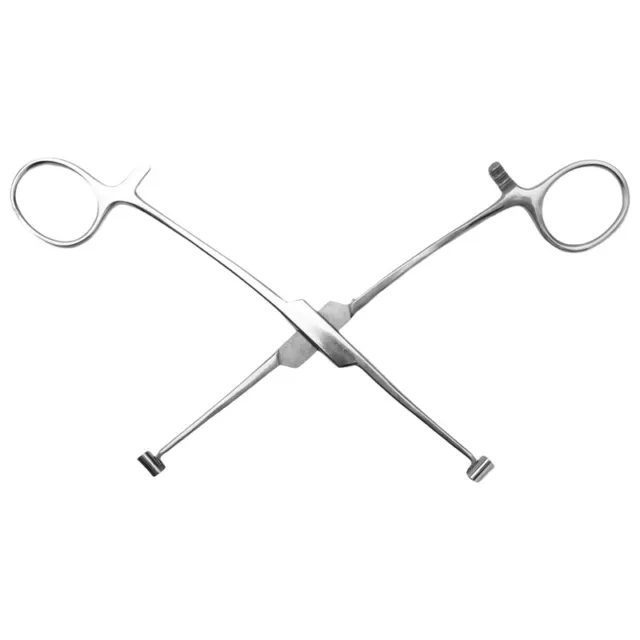 Abrazadera de aguja de acero inoxidable Septum Forcep, herramienta de perforación corporal ProfessionalD3