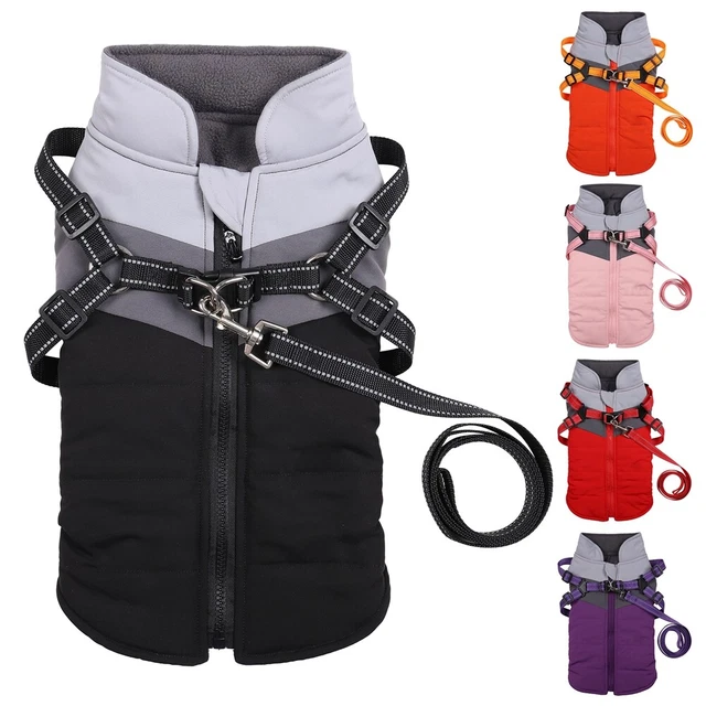 Warm Pet Dog Coats Jacket Outdoor Clothes Waterproof Winter Vest Puppy Coat UK