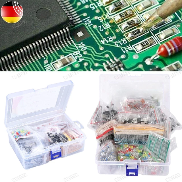 1400-teiliges Elektronik-Bausatz-Set | LEDs, Widers Produktbild-Vorschau 3