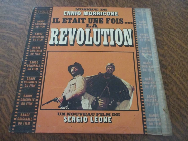 33 tours ENNIO MORRICONE bande originale du film il etait une fois...