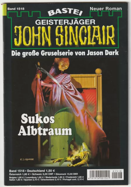 ✪ GEISTERJÄGER JOHN SINCLAIR #1518 Sukos Albtraum, Bastei HORROR-ROMANHEFT