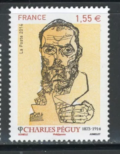 Timbre France N° 4898 Charles Péguy, Écrivain, 2014, Neuf++