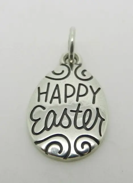 James Avery Retired Sterling Silver Happy Easter Charm - LB-C2567