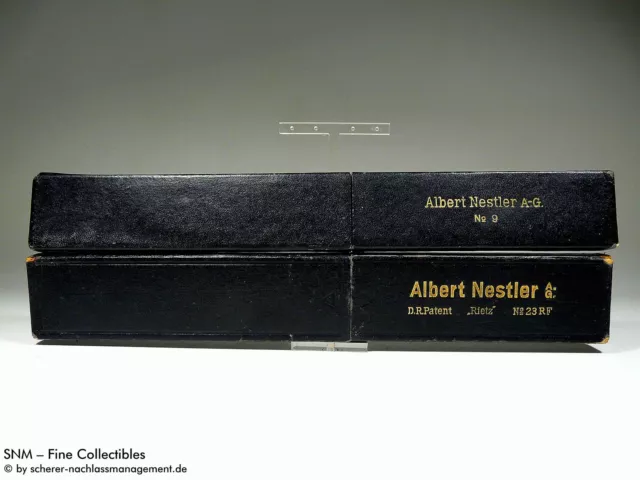 Rechenschieber Albert Nestler AG Lahr i.B. Slide Rule Nr. 9 23 Rietz RF D.R.P.