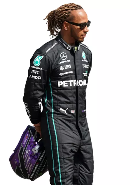 Lewis Hamilton Mercedes 2022 F1 Racing Suit Go Kart Race Suit 2