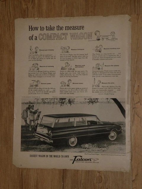 Magazine Ad* - 1960 - Ford Falcon Tudor Wagon