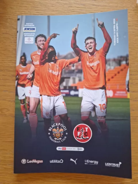 Blackpool V Fleetwood Town League One 9th April 2024