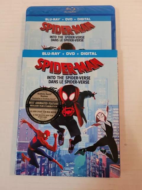 Spider-Man Into The Spider-Verse Blu-ray/DVD -2019- Bilingual SEALED w/Slipcover